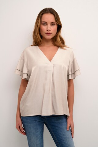 Chemisier ' Olly ' CULTURE en beige : devant
