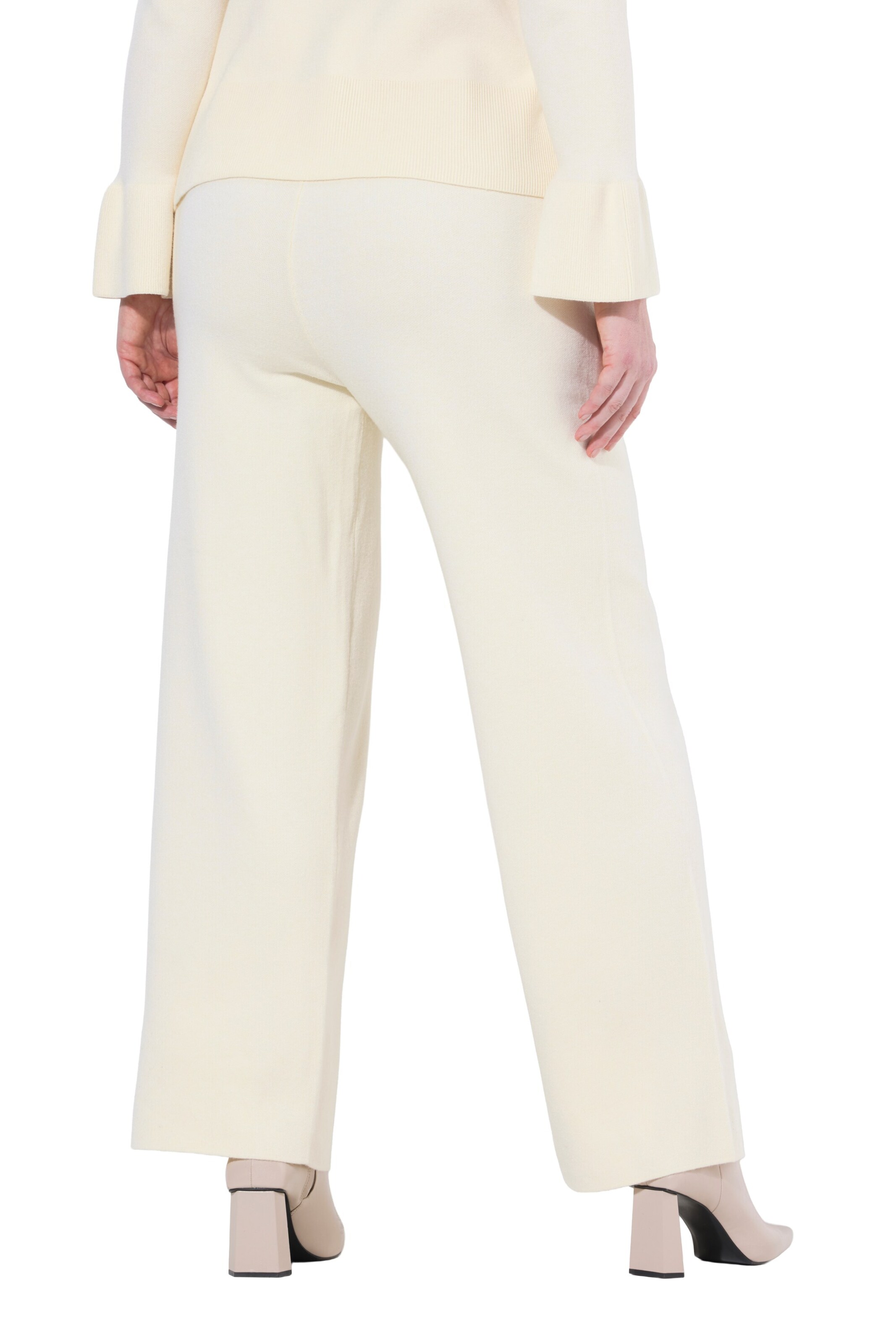 Ulla Popken Loosefit Hose in Weiß