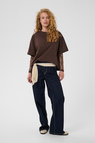 CULTURE - Camisa 'Colum' em castanho
