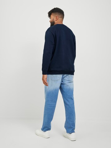 Jack & Jones Plus Sweatshirt 'Bradley' in Blauw