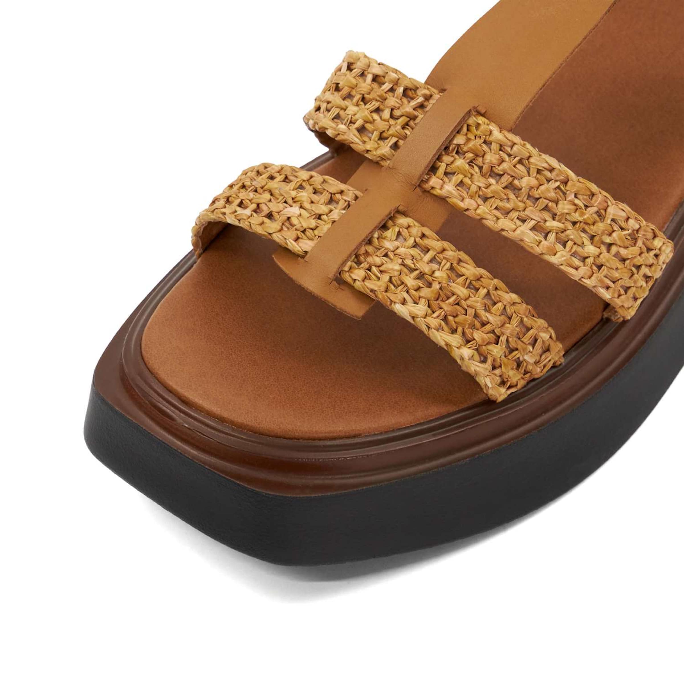 Dune LONDON Sandale 'Lyons' in Braun