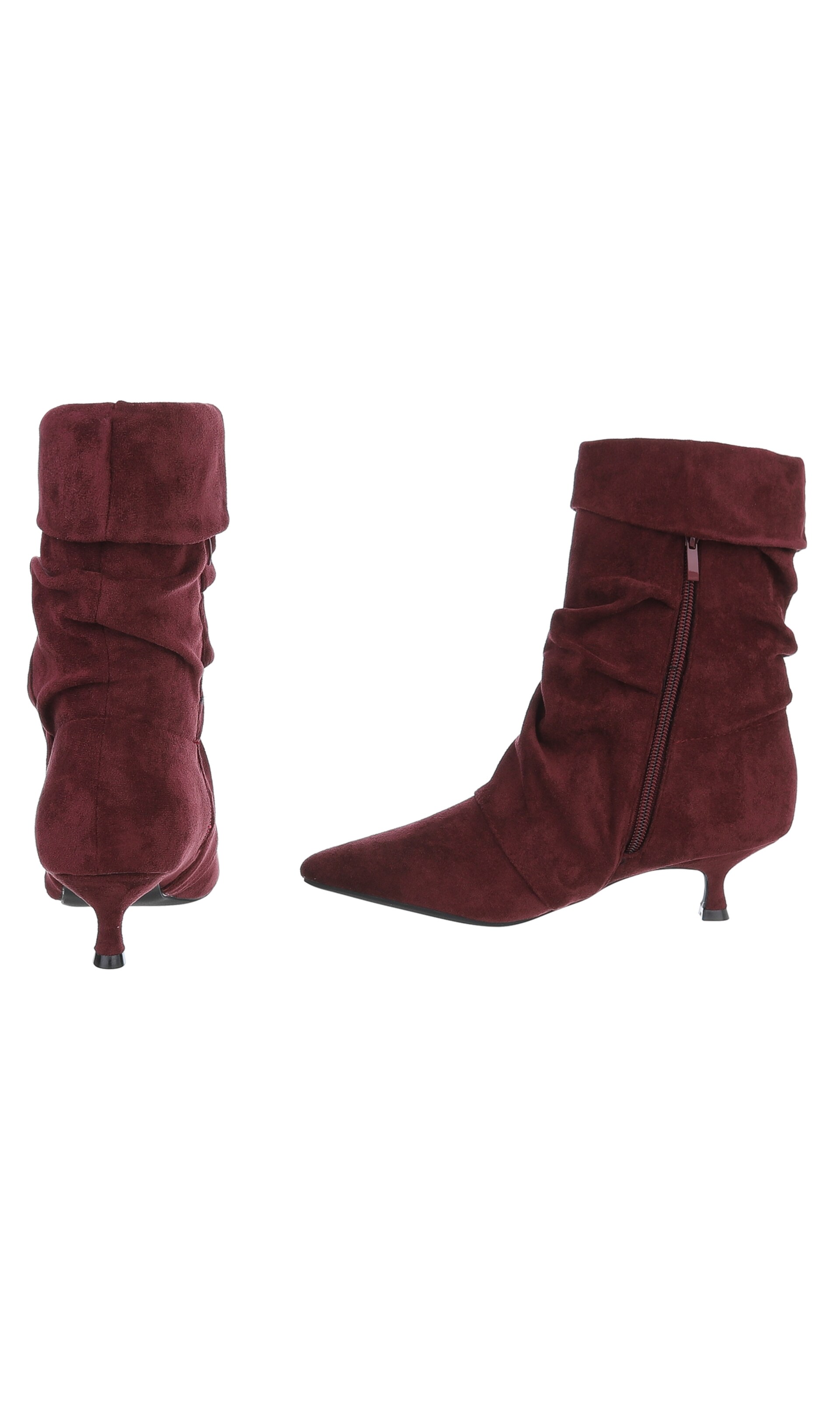 Ital-Design High Heels ' Klassische Stiefeletten ' in Rot