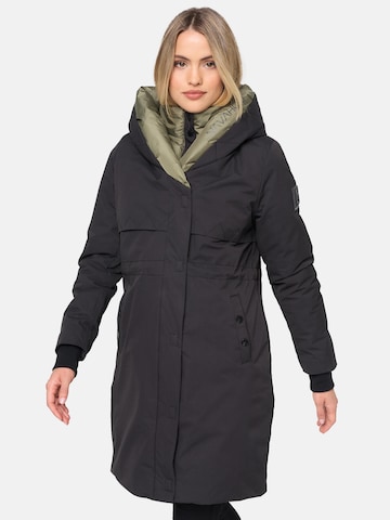 NAVAHOO Функциональное пальто 'Snowelf' в Черный: спереди