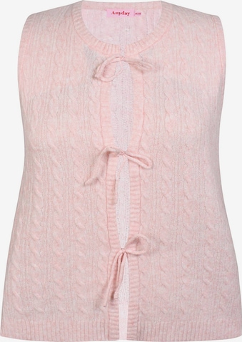 Cardigan 'Necta 410' Anyday en rose : devant