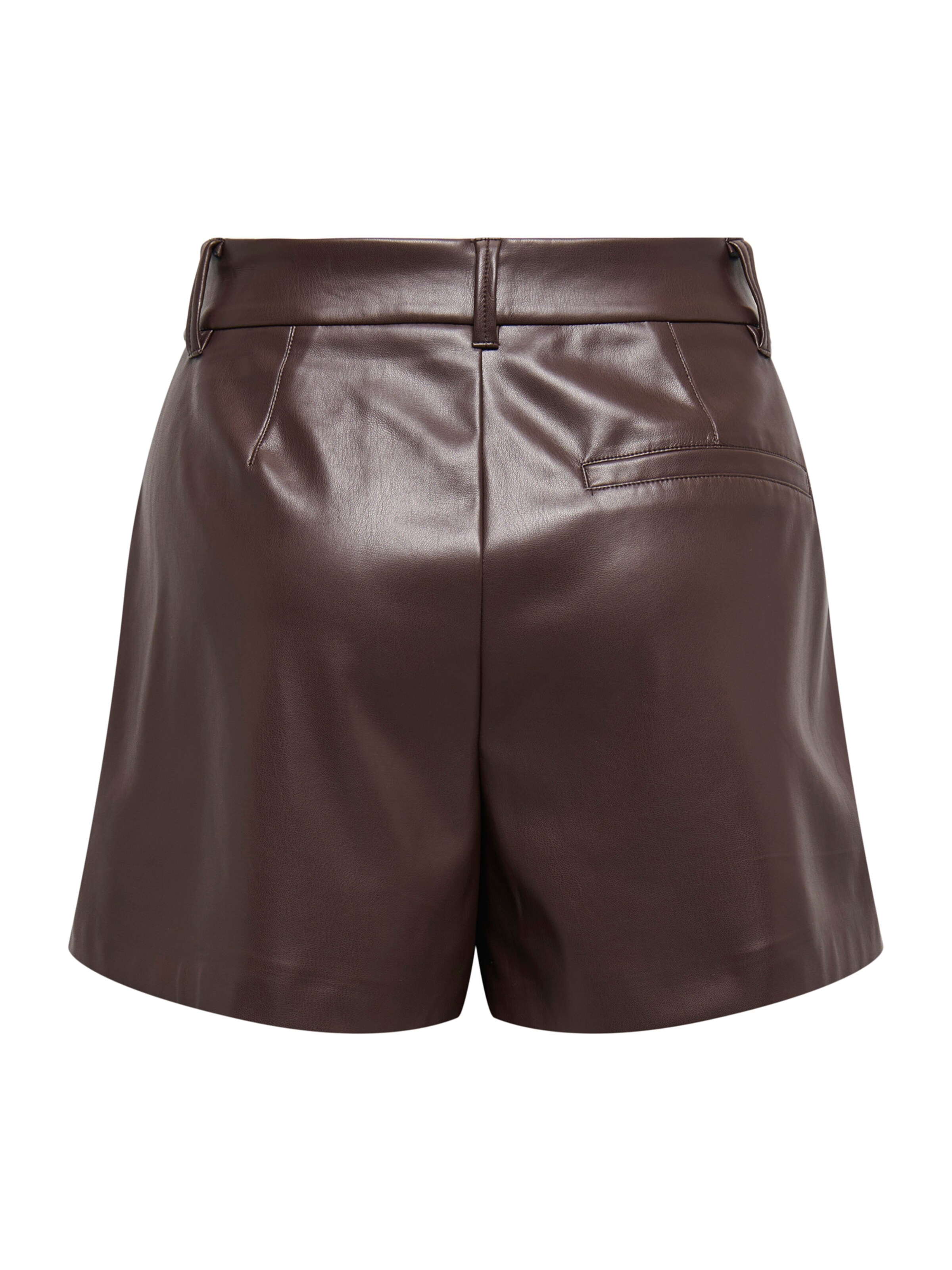 ONLY regular Bukser med lægfolder i brun