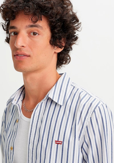 LEVI'S ® Button Up Shirt in Blue / Blood red / White, Item view