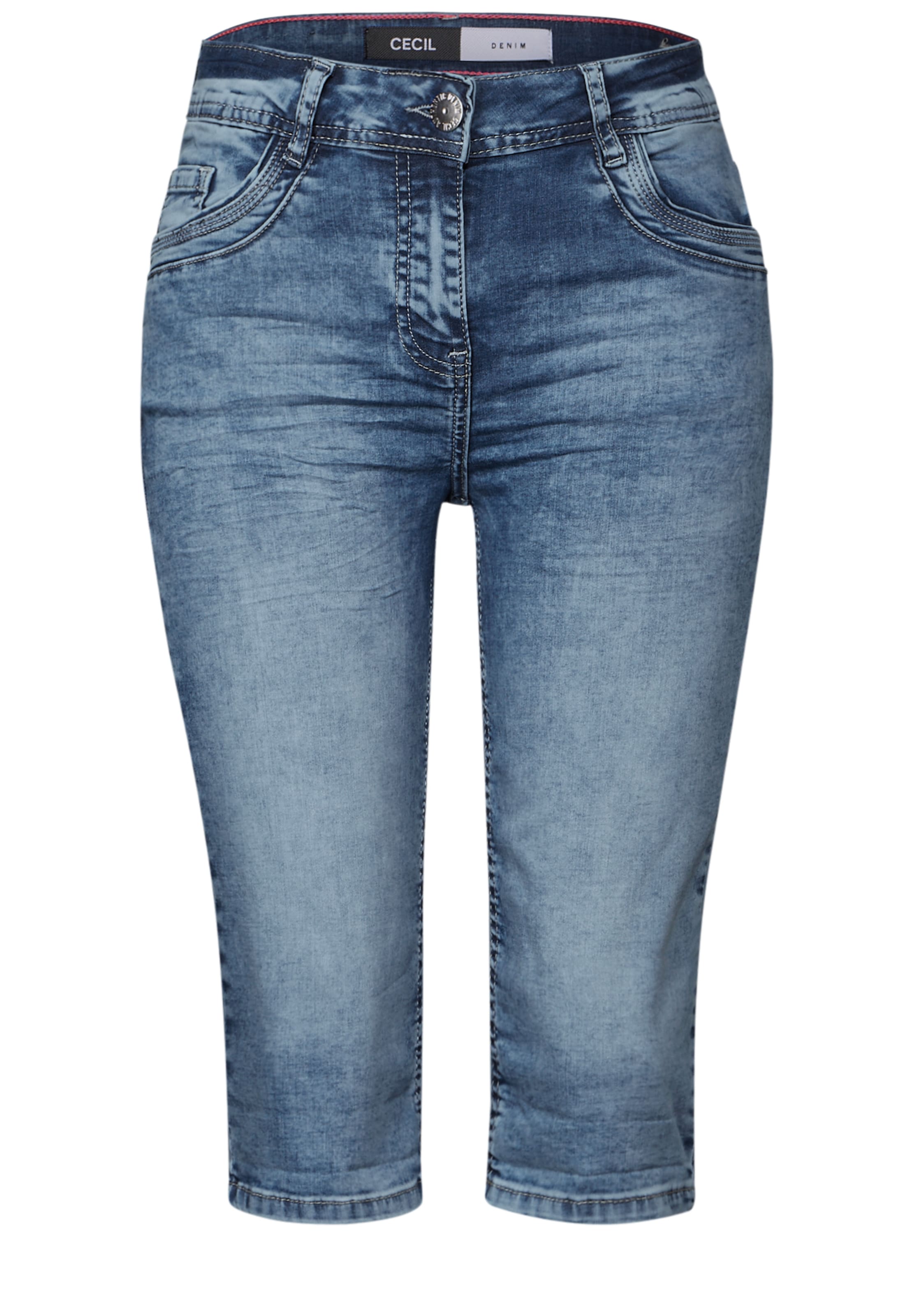 CECIL Slimfit Jeans in Blau: Vorderseite