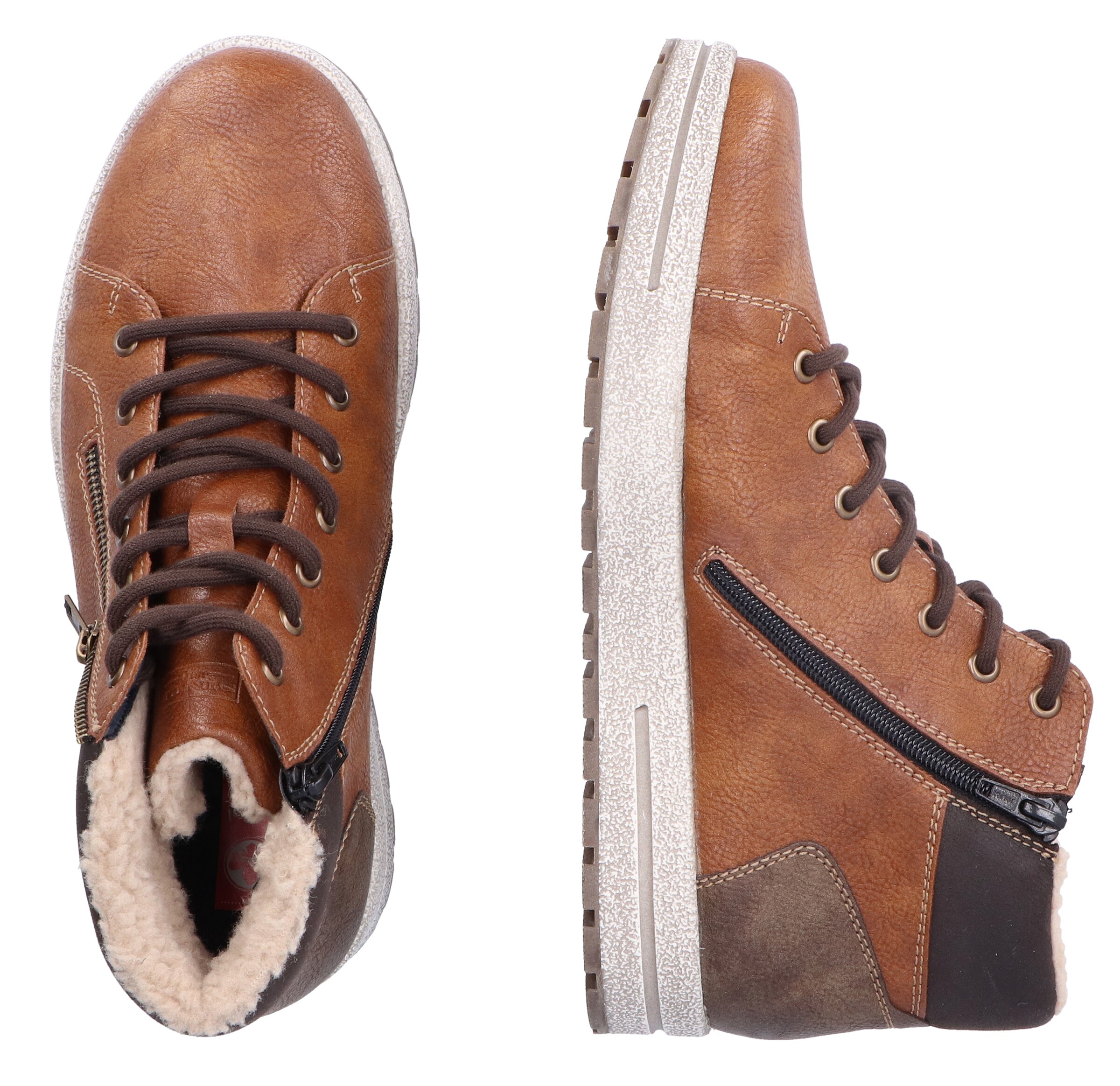 Rieker Schnürboots in Braun