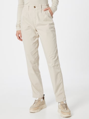 American Eagle Pleat-Front Pants in Beige: front