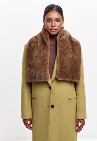 CESARE GASPARI Scarf in Brown