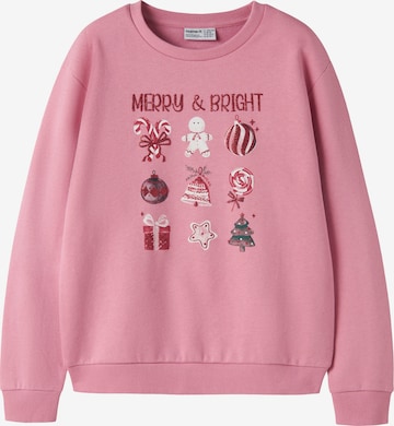 NAME IT - Sudadera 'NKFRambam' en rosa: frente