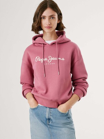 Sweat-shirt 'Baddy' Pepe Jeans en rose : devant