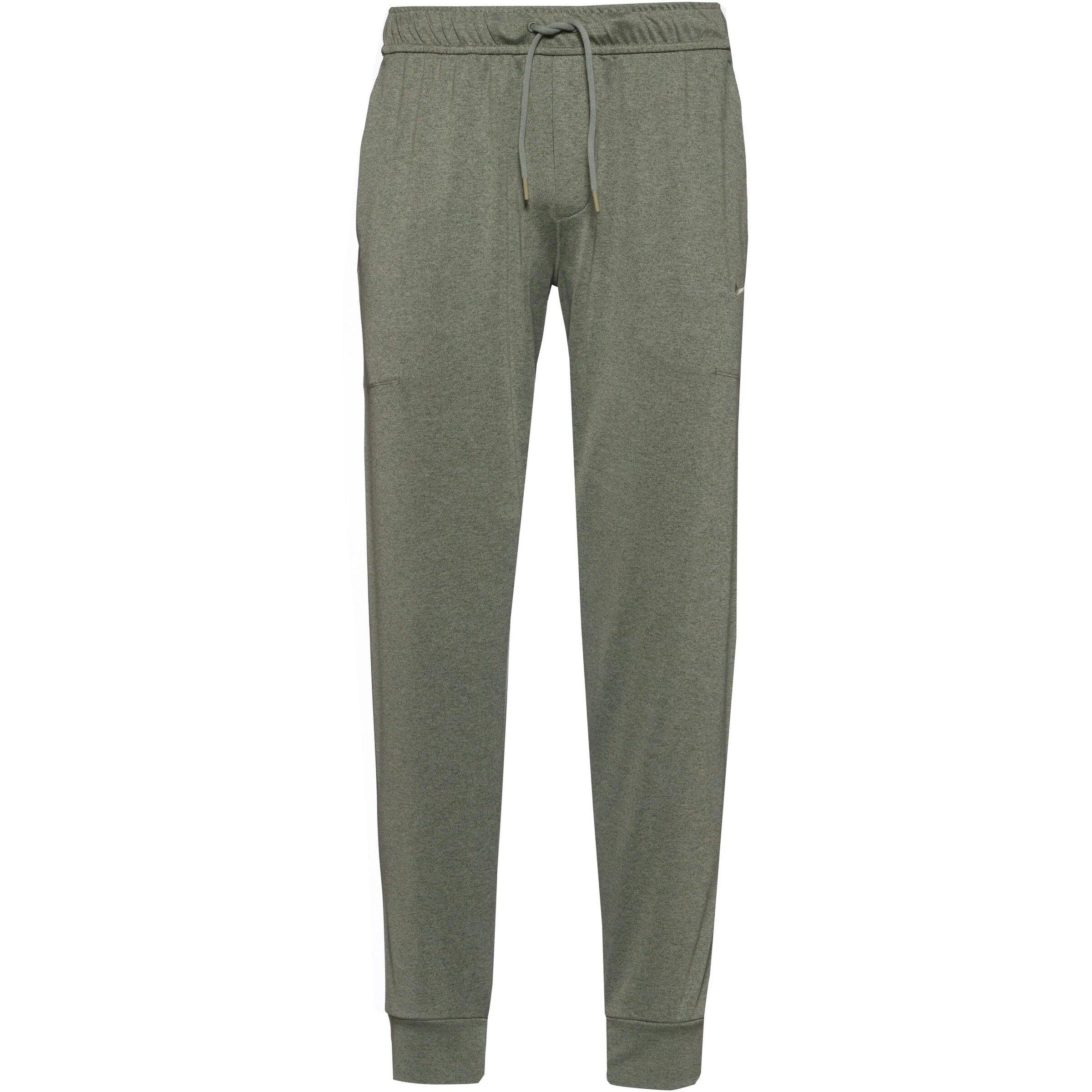NIKE Workout Pants in Green: front
