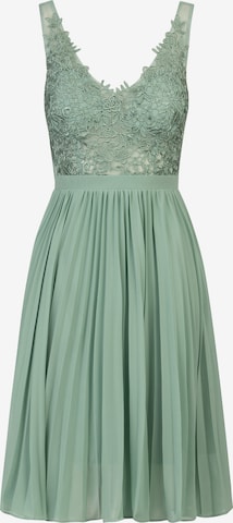 Robe de cocktail Kraimod en vert : devant