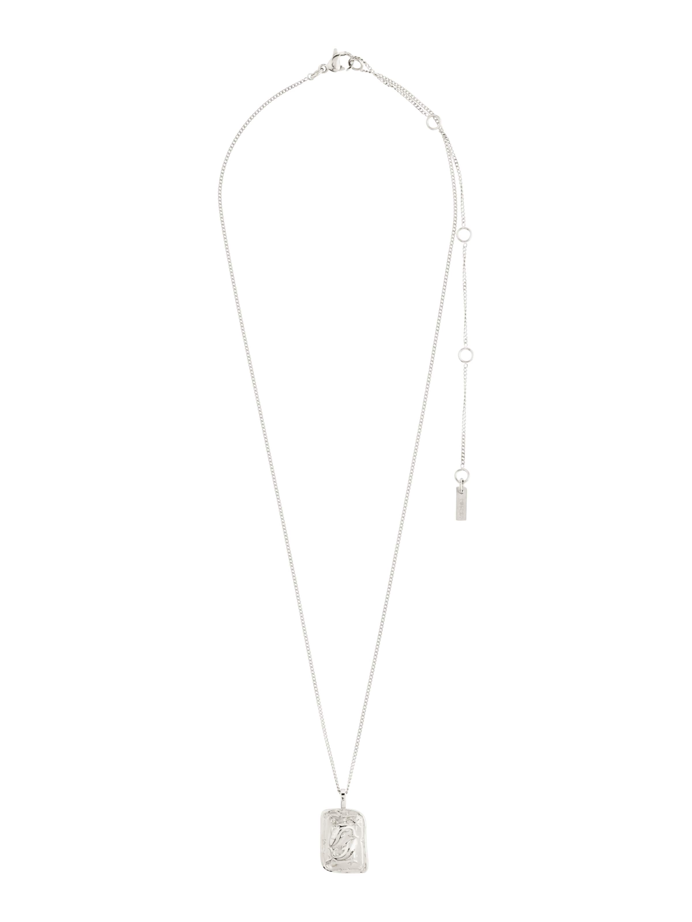 Pilgrim Цепочка 'Zodiac Sign Pisces' в Серебристый: спереди