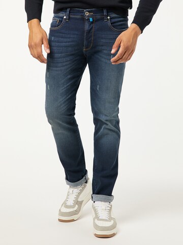 PIERRE CARDIN Tapered Jeans 'Lyon' in Blauw: voorkant