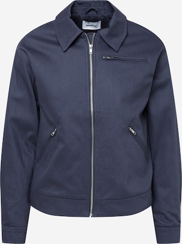 ABOUT YOU Between-Season Jacket 'Edgar' in Blue: front