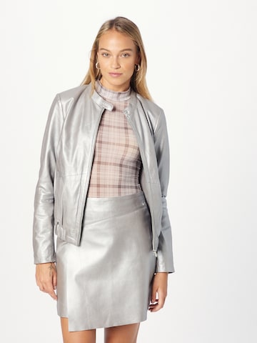 Maze Between-season jacket in Silver: front