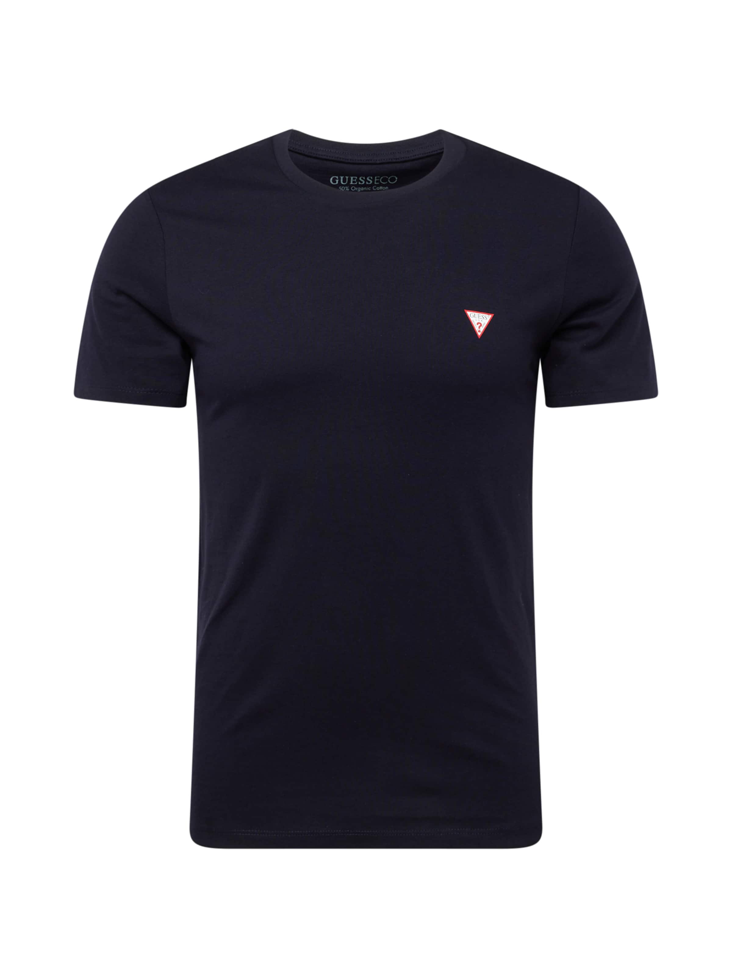 GUESS Tričko – modrá: přední strana