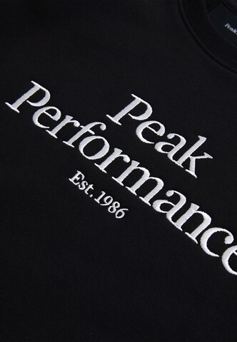 Sweat-shirt PEAK PERFORMANCE en noir