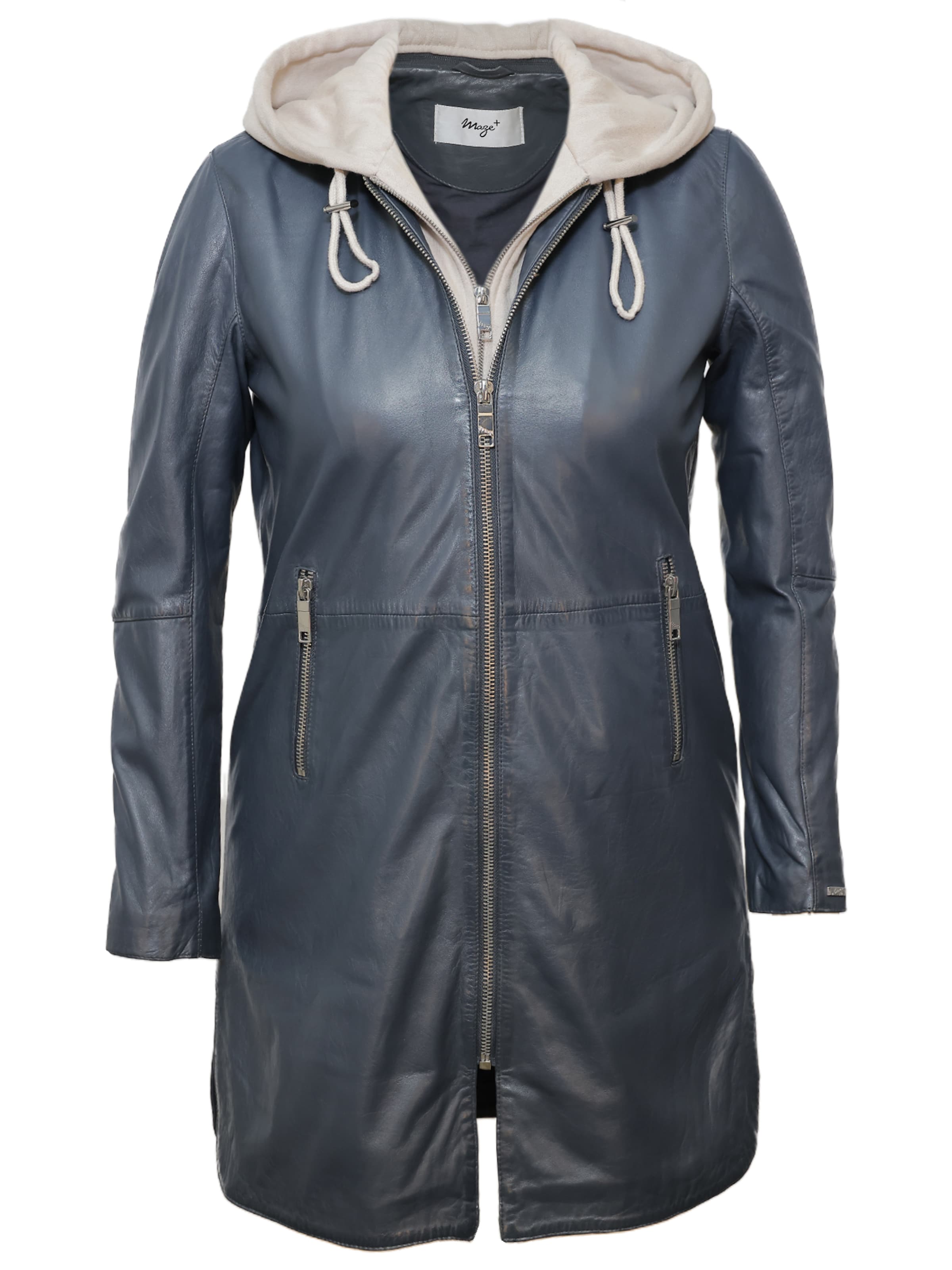 Maze Tussenjas in Blauw: voorkant