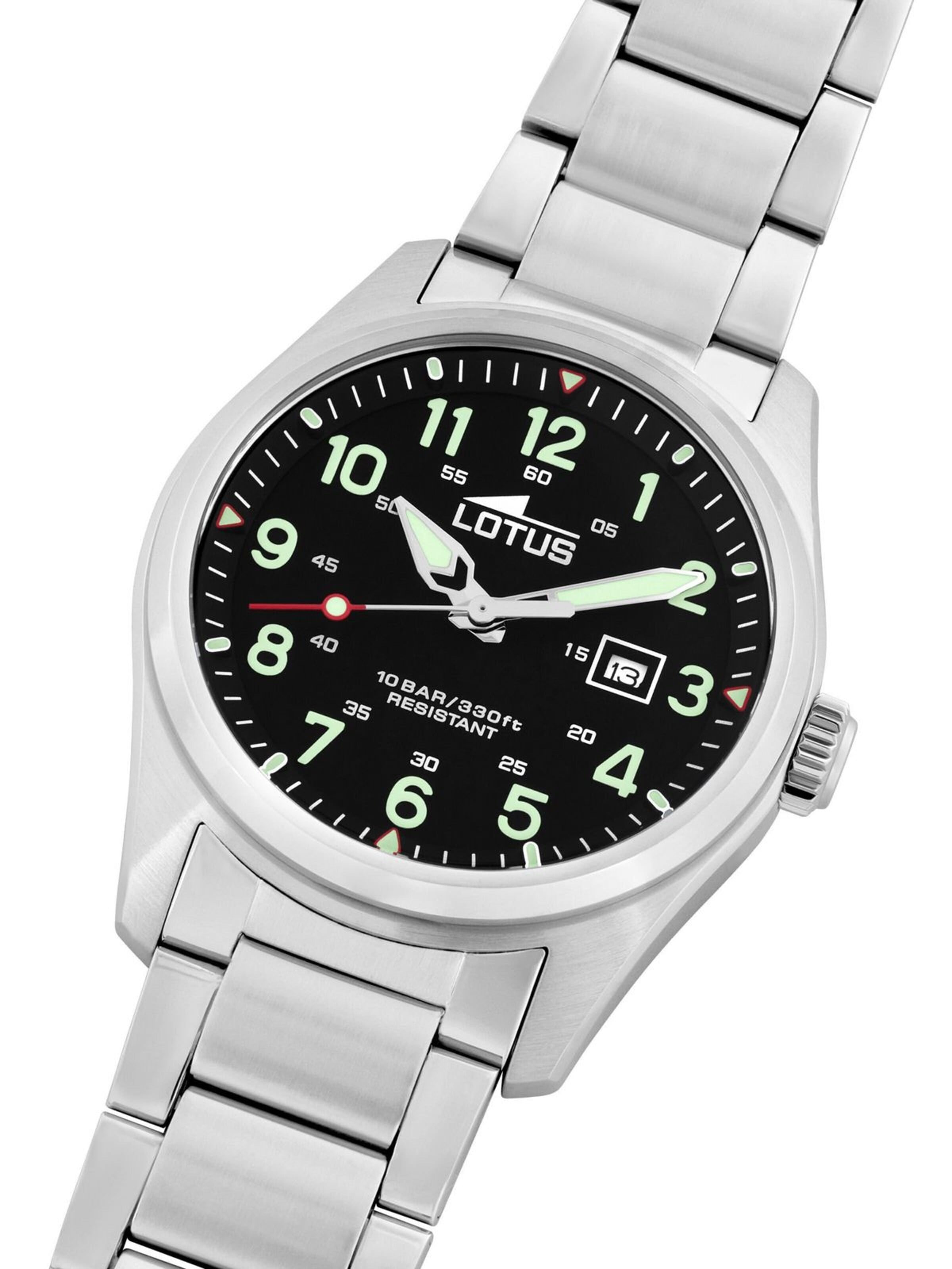 Lotus Analogové hodinky 'Date watch Minimalist For Him' – černá