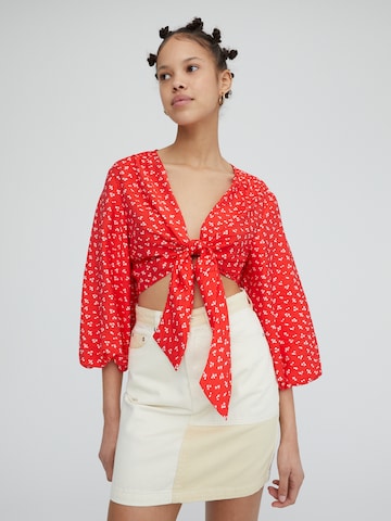 EDITED Blouse 'Tia' in Red: front