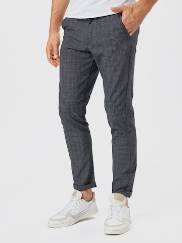 Regular Pantalon chino 'Marco' JACK & JONES en gris : devant