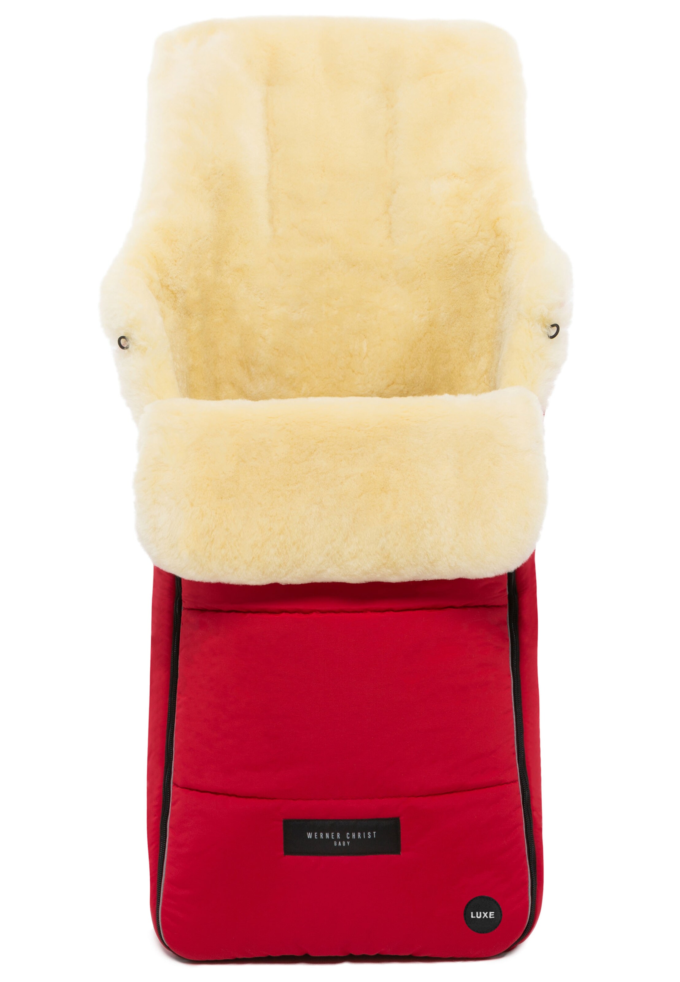 Werner Christ Baby Kinderwagen accessoires 'AROSA LUXE' in Rood: voorkant