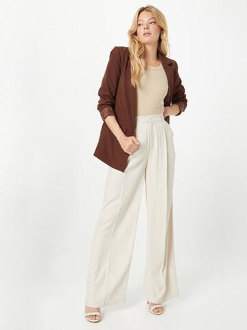 Gina Tricot Wide Leg Hose 'Leo' in Grau