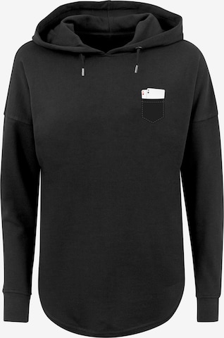 F4NT4STIC Sweatshirt in Zwart: voorkant