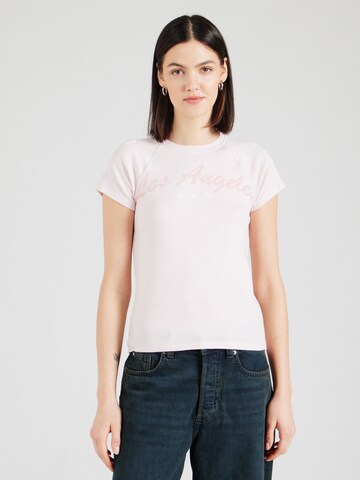 Maglietta 'CHASE' di HOLLISTER in rosa: frontale