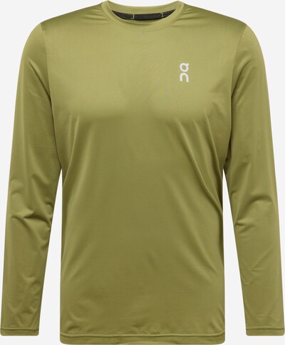 On Performance shirt in Silver grey / Olive, Item view