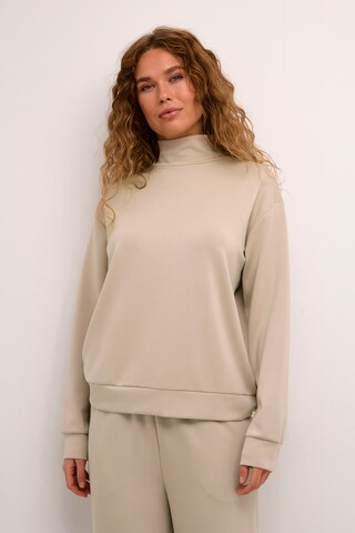 Kaffe Sweatshirt 'KA Annika' in Grey: front