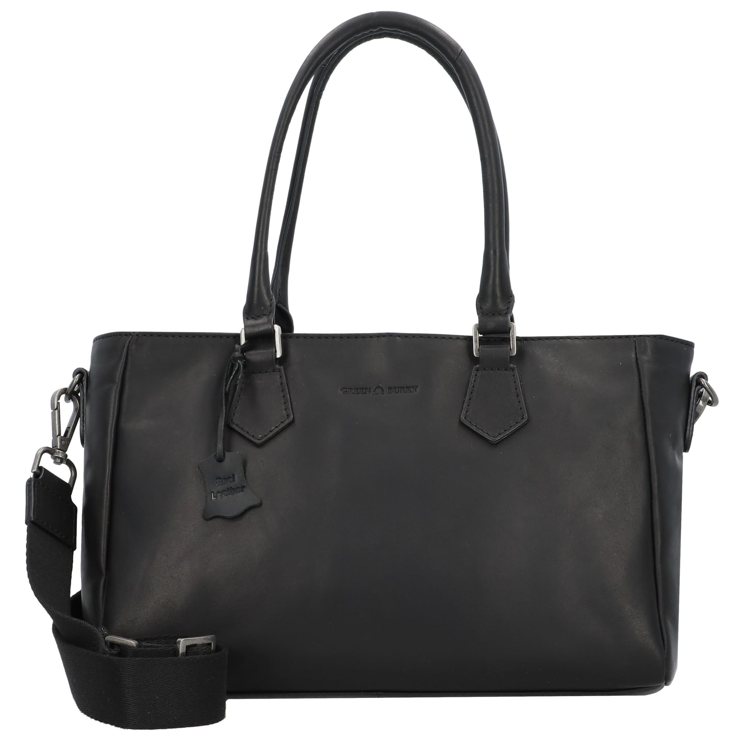 GREENBURRY Handbag in Black: front