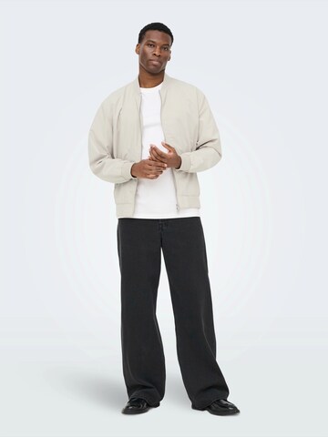 Only & Sons Átmeneti dzseki 'ONSLando' - szürke