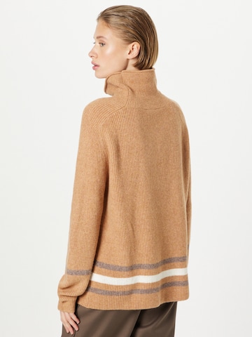 Cartoon Pullover in Braun