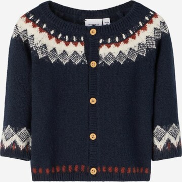 NAME IT Knit Cardigan in Blue