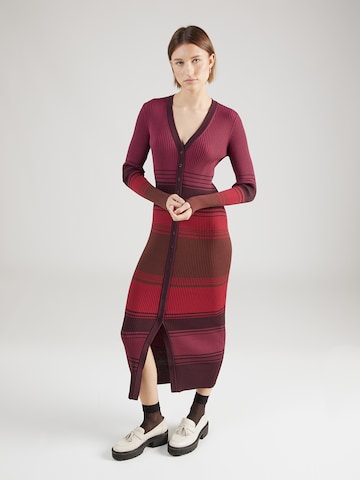 Staud Úpletové šaty – červená: přední strana