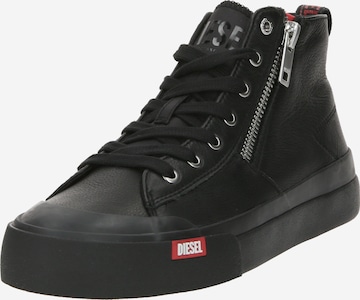 Sneaker alta 'ATHOS' di DIESEL in nero: frontale