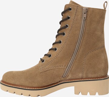 GABOR Lace-Up Ankle Boots in Brown