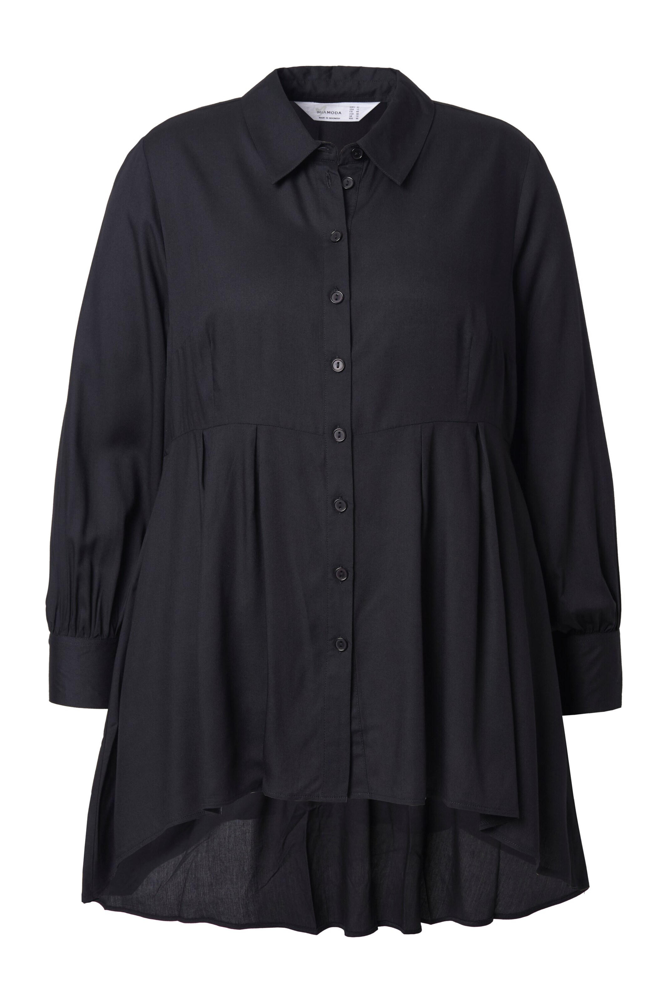 MIAMODA Blouse in Zwart: voorkant