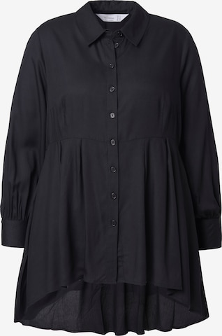 Chemisier MIAMODA en noir : devant