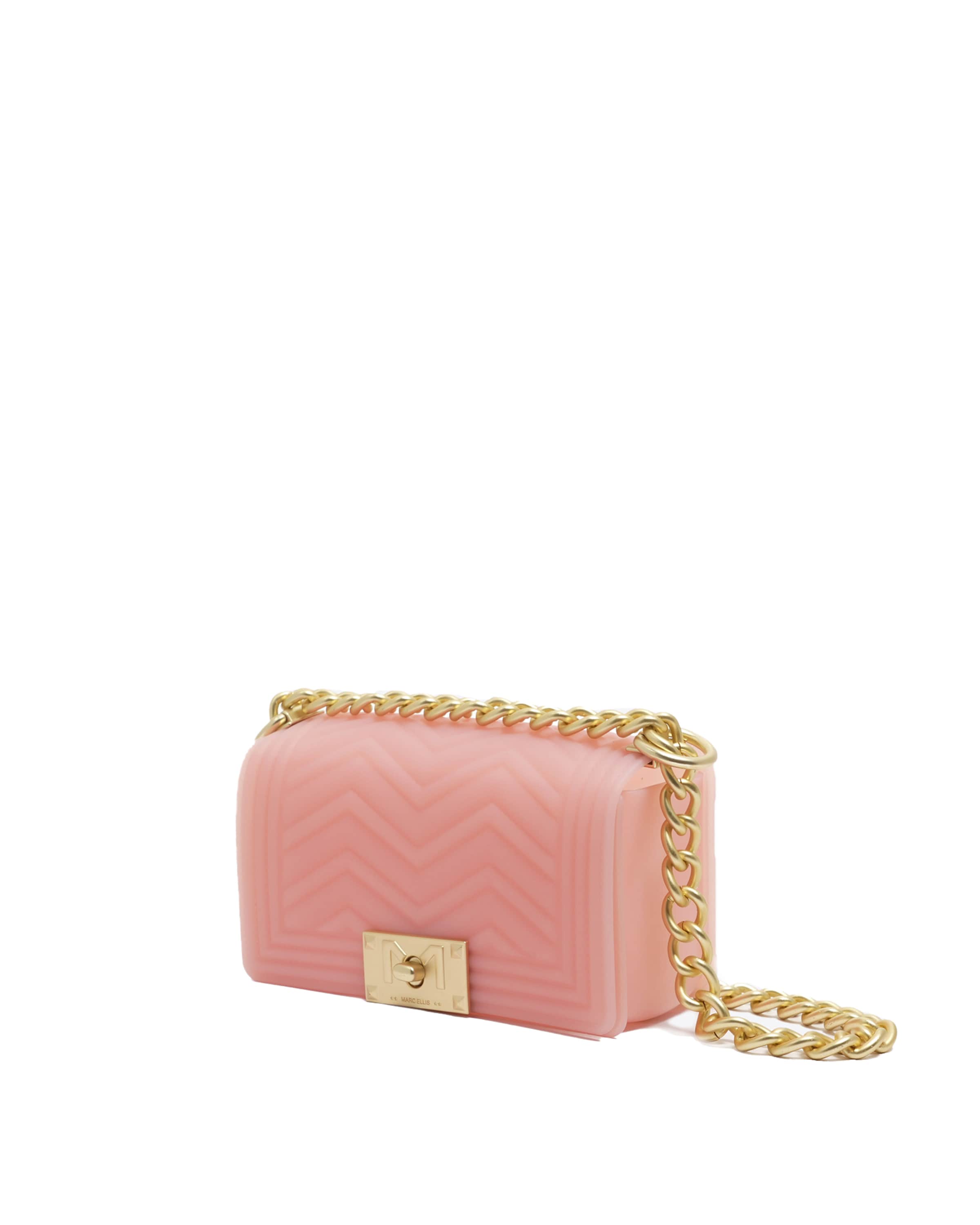 Sac à bandoulière Marc Ellis en rose : devant