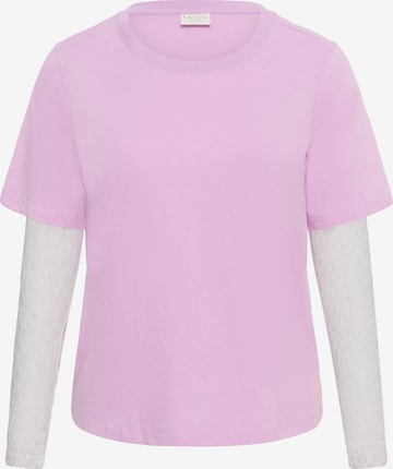 KAFFE CURVE Shirt in Pink: front