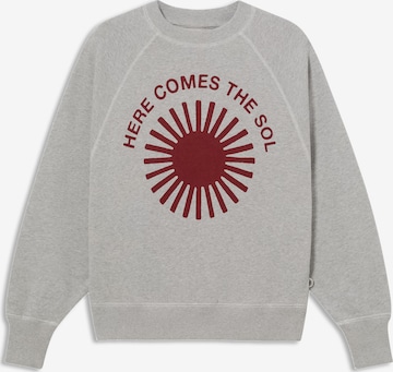 Thinking MUSweater majica ' SOL ' - siva boja: prednji dio