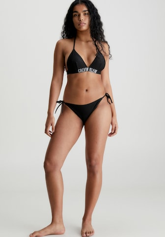 Calvin Klein Swimwear Triangel Bikinitop in Zwart