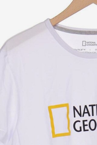 National Geographic T-Shirt XL in Weiß