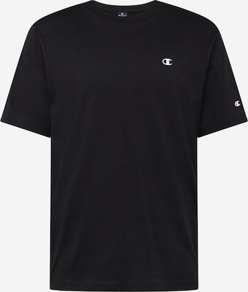 Tricou de la Champion Authentic Athletic Apparel pe negru: față