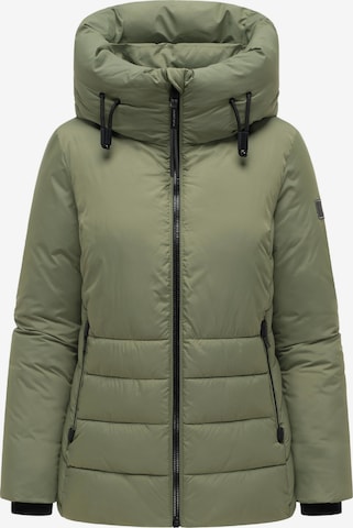 Giacca invernale 'Waldengel XIV' di NAVAHOO in verde: frontale